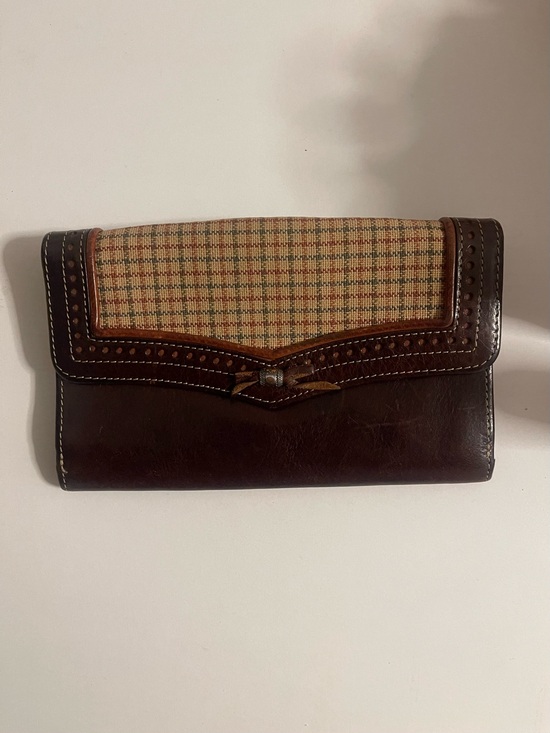 Brighton Handbags - Brighton Brown Embossed Leather Wallet